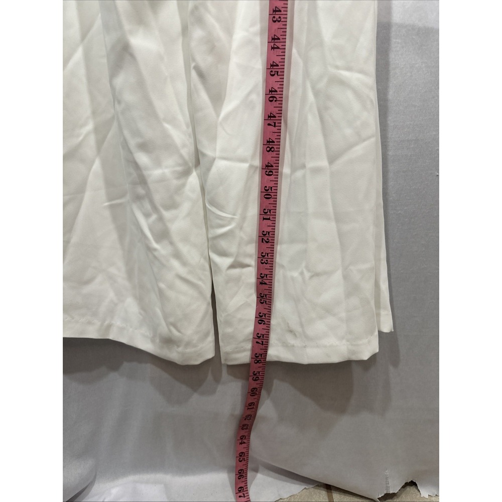 NEW $277 AMANDA UPRICHARD [ Medium ]‎ Yadira Strapless Jumpsuit White #J2030 - Picture 7 of 16